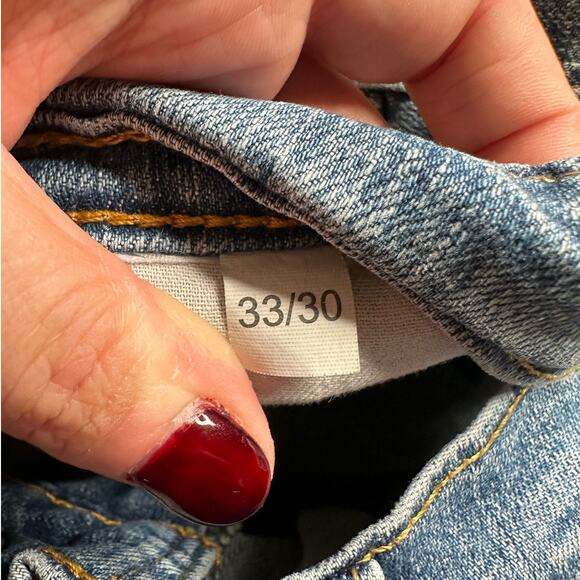 Levi's Signature: S67 Athletic Light-Medium Blue Jeans - Picture 5 of 7